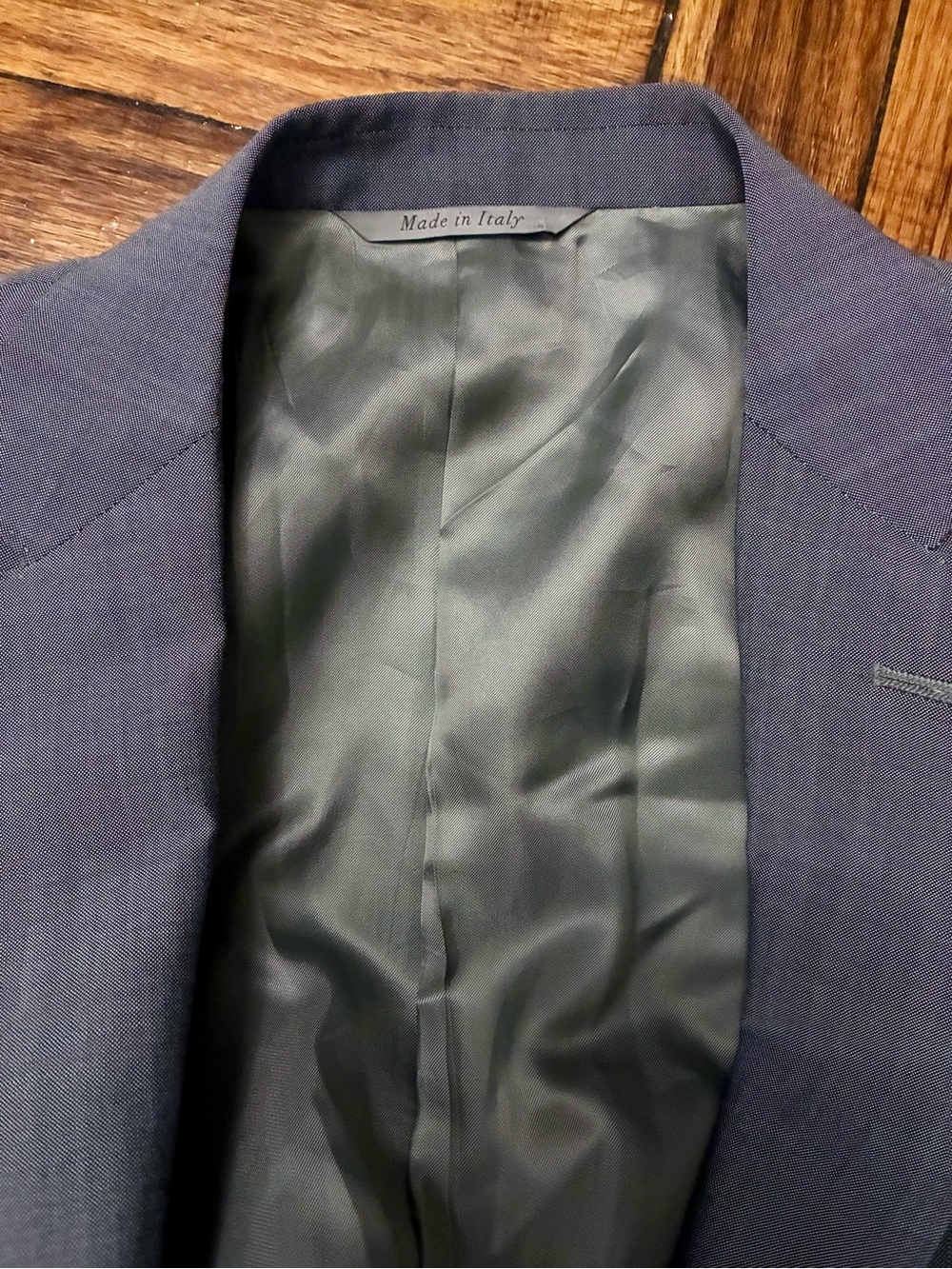Canali Slate Gray Two-Button Men's Blazer - Picture 3 of 5